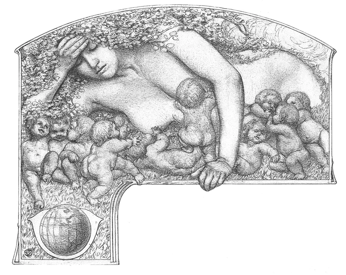 Illustrazione tratta da Parole di un credente di F. Lamennais. Parigi - Charles Meunier, 1908 2